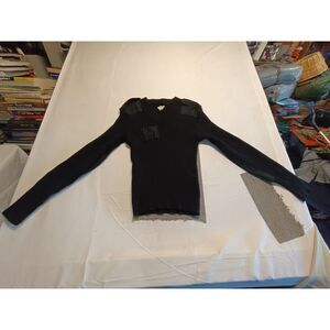 Vintage Brigade Quartermasters Wooly Pully Sweater 38 Small Commando Wool Black
